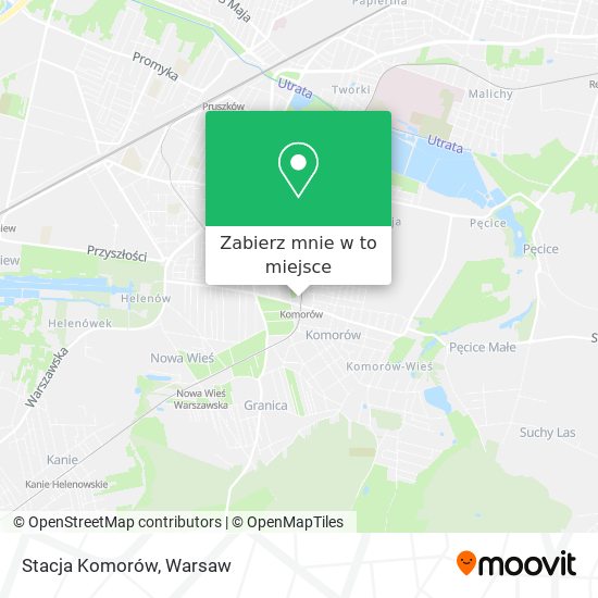 Mapa Stacja Komorów