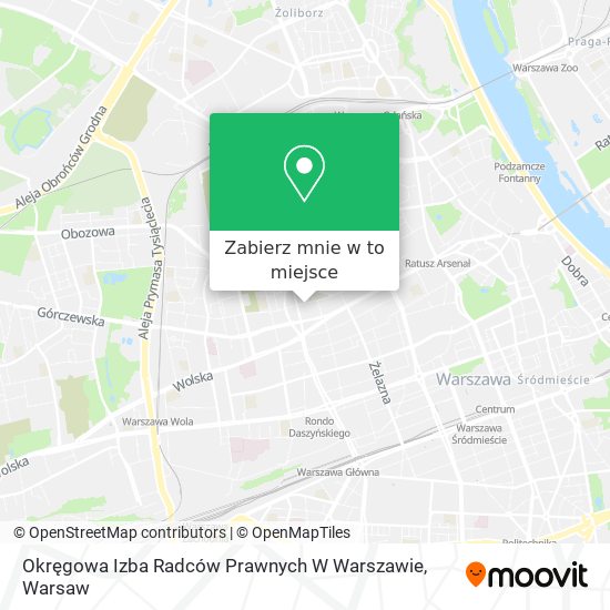 Mapa Okręgowa Izba Radców Prawnych W Warszawie