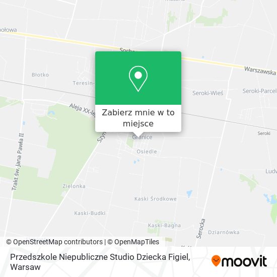 Mapa Przedszkole Niepubliczne Studio Dziecka Figiel