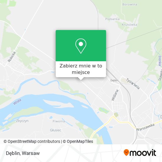 Mapa Dęblin