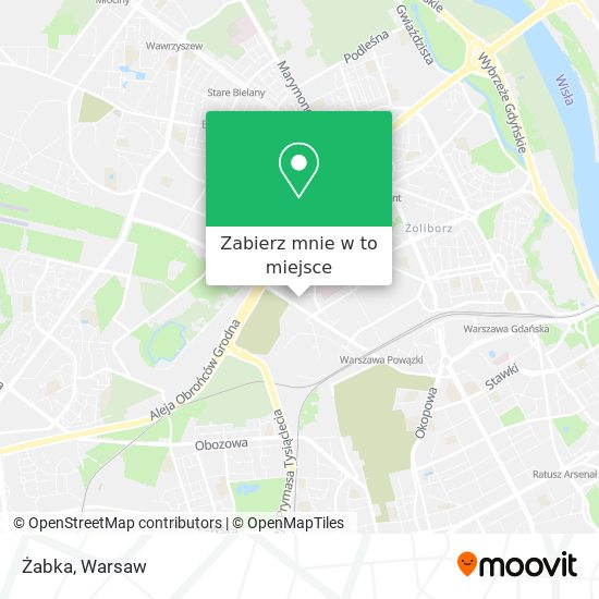 Mapa Żabka