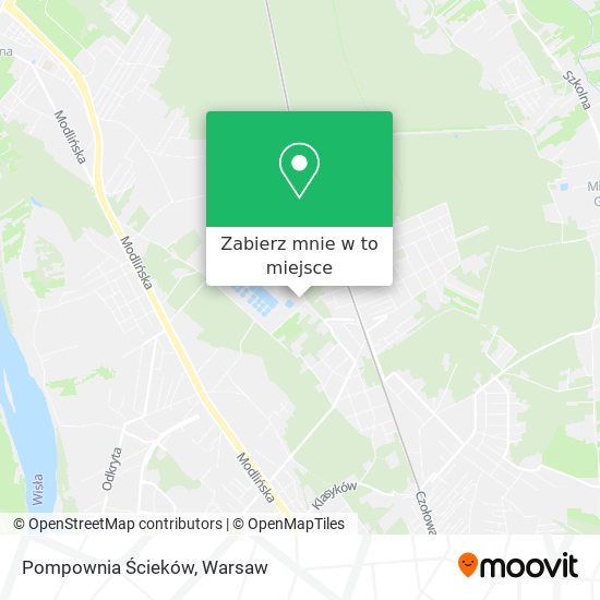 Mapa Pompownia Ścieków