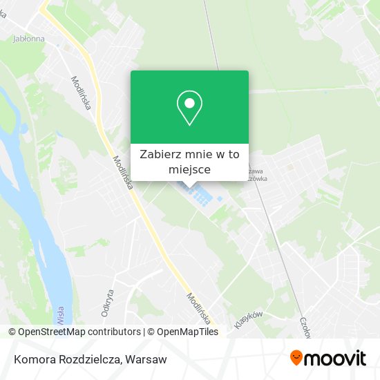 Mapa Komora Rozdzielcza