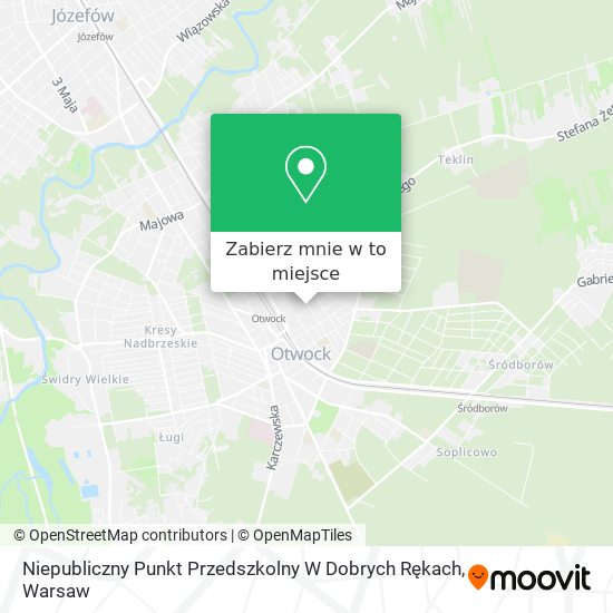 Mapa Niepubliczny Punkt Przedszkolny W Dobrych Rękach