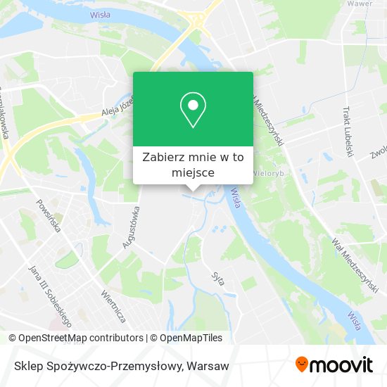 Mapa Sklep Spożywczo-Przemysłowy