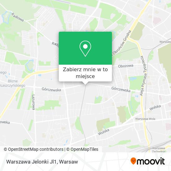 Mapa Warszawa Jelonki Jl1