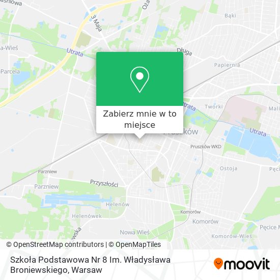 Mapa Szkoła Podstawowa Nr 8 Im. Władysława Broniewskiego