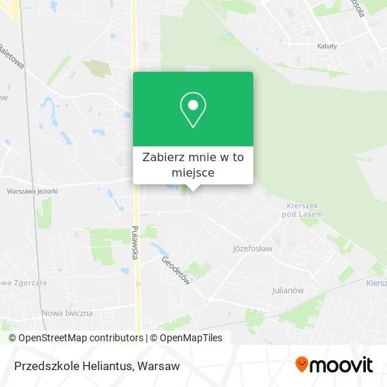 Mapa Przedszkole Heliantus