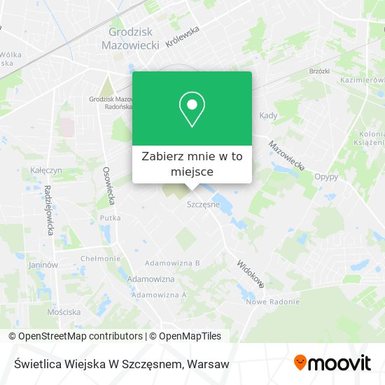 Mapa Świetlica Wiejska W Szczęsnem