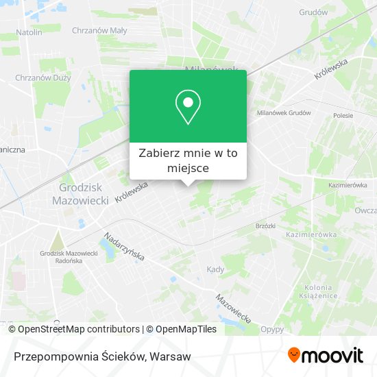 Mapa Przepompownia Ścieków