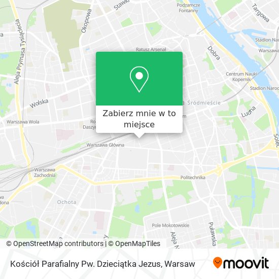 Mapa Kościół Parafialny Pw. Dzieciątka Jezus