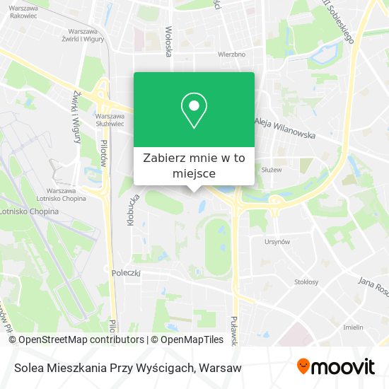 Mapa Solea Mieszkania Przy Wyścigach