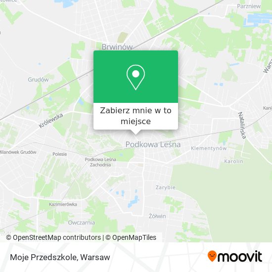 Mapa Moje Przedszkole