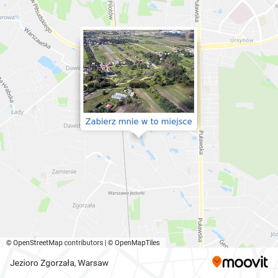 Mapa Jezioro Zgorzała