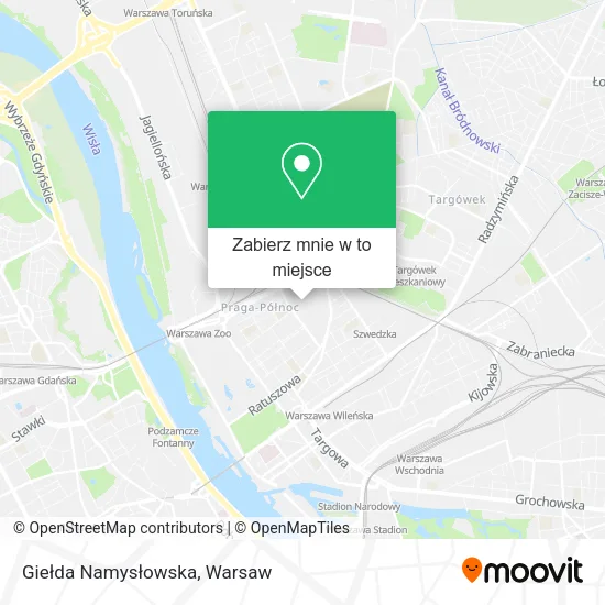 Mapa Giełda Namysłowska