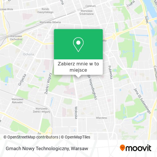 Mapa Gmach Nowy Technologiczny