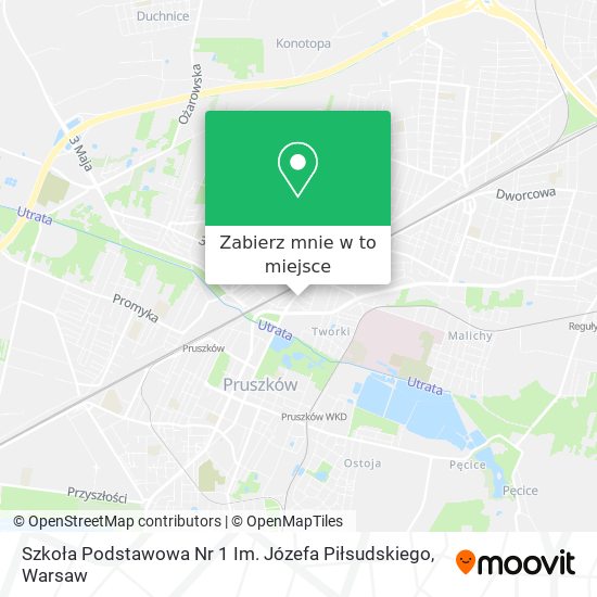 Mapa Szkoła Podstawowa Nr 1 Im. Józefa Piłsudskiego