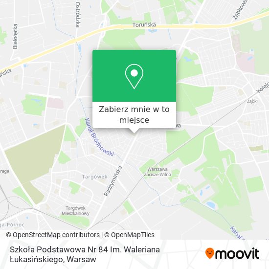 Mapa Szkoła Podstawowa Nr 84 Im. Waleriana Łukasińskiego