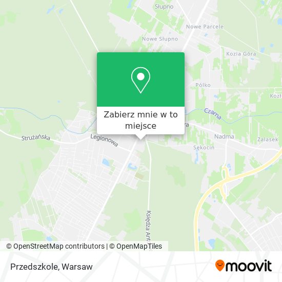 Mapa Przedszkole