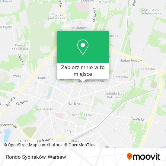 Mapa Rondo Sybiraków