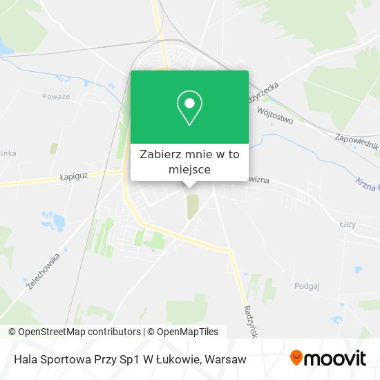 Mapa Hala Sportowa Przy Sp1 W Łukowie