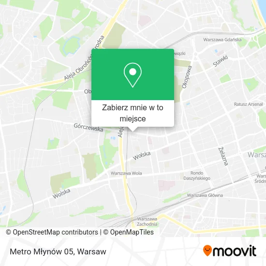 Mapa Metro Młynów 05