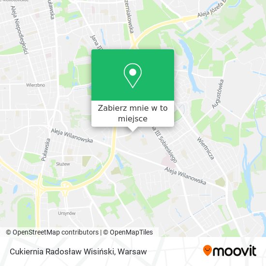 Mapa Cukiernia Radosław Wisiński