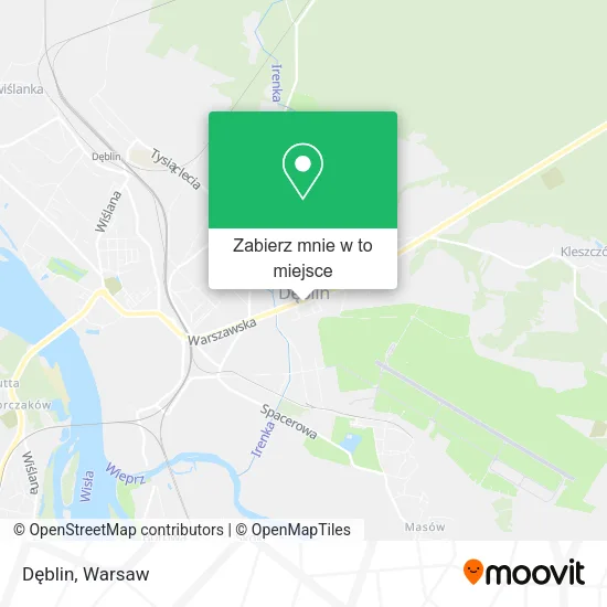 Mapa Dęblin