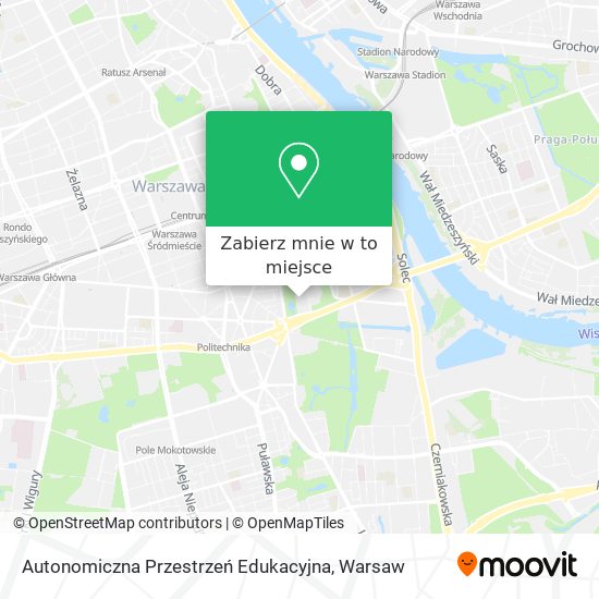 Mapa Autonomiczna Przestrzeń Edukacyjna