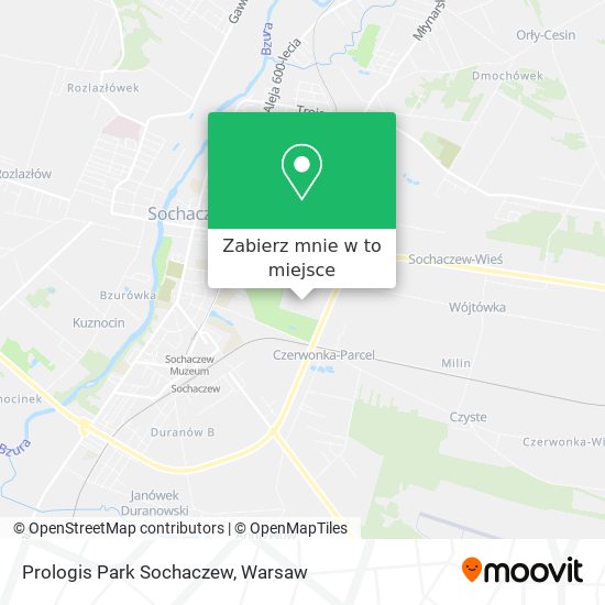 Mapa Prologis Park Sochaczew