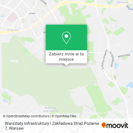 Mapa Warsztaty Infrastruktury I Zakładowa Straż Pożarna 7