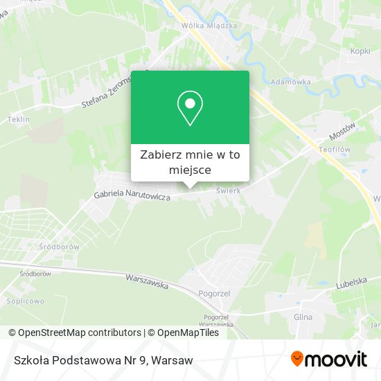 Mapa Szkoła Podstawowa Nr 9