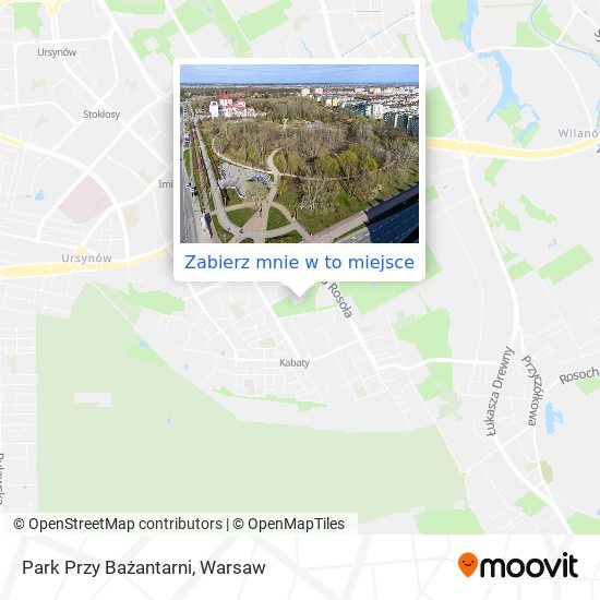 Mapa Park Przy Bażantarni