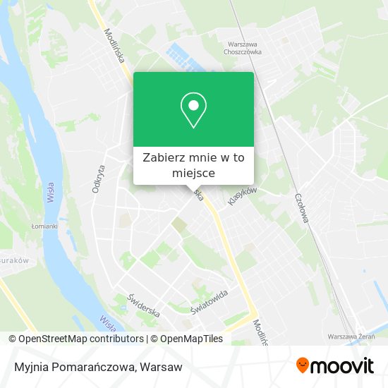 Mapa Myjnia Pomarańczowa