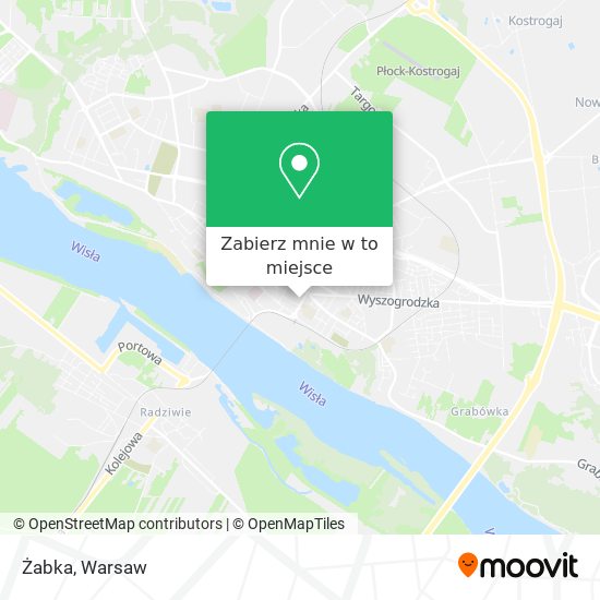 Mapa Żabka