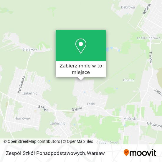 Mapa Zespół Szkół Ponadpodstawowych