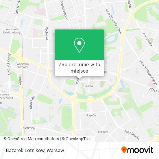 Mapa Bazarek Lotników