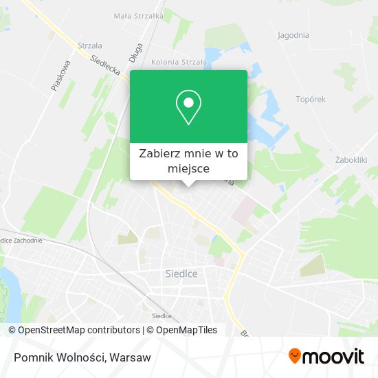 Mapa Pomnik Wolności