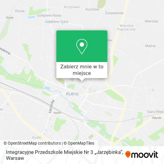 Mapa Integracyjne Przedszkole Miejskie Nr 3 „Jarzębinka”