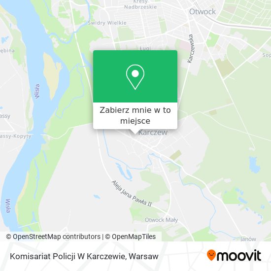 Mapa Komisariat Policji W Karczewie