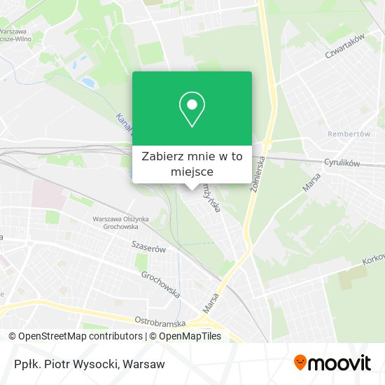 Mapa Ppłk. Piotr Wysocki