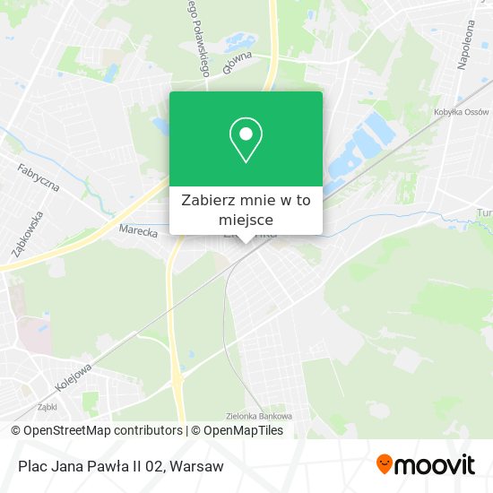 Mapa Plac Jana Pawła II 02