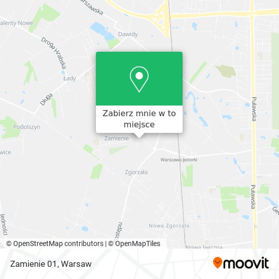 Mapa Zamienie 01