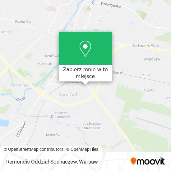 Mapa Remondis Oddział Sochaczew