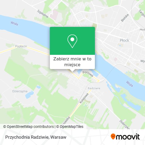 Mapa Przychodnia Radziwie