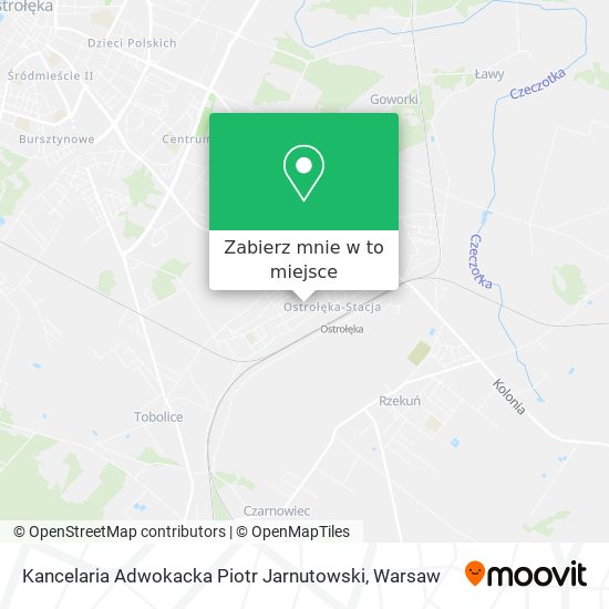 Mapa Kancelaria Adwokacka Piotr Jarnutowski