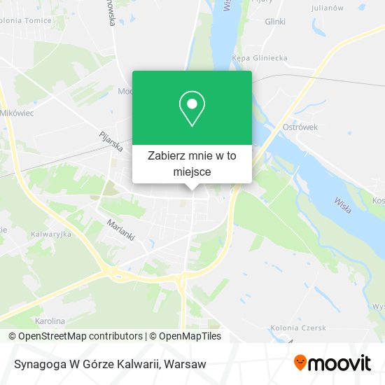 Mapa Synagoga W Górze Kalwarii