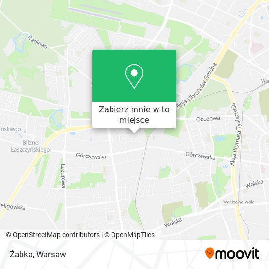 Mapa Żabka