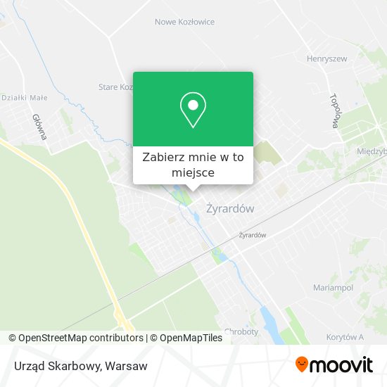 Mapa Urząd Skarbowy