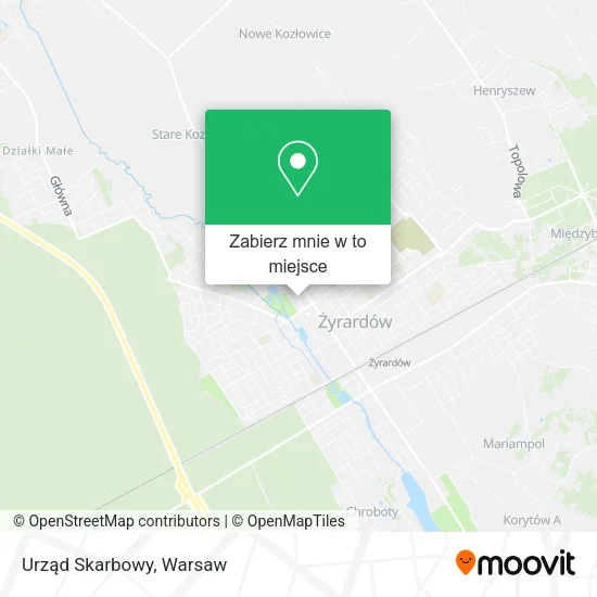 Mapa Urząd Skarbowy